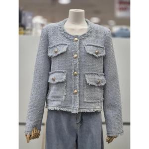 밀스튜디오 세이브존04 봄 라운드 앞포켓 트위드재킷 LR3JKS112