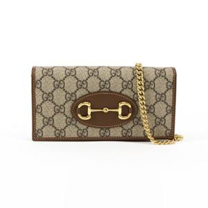 구찌 홀스빗 1955 브라운 체인 지갑 WOC 621892 92TCG 8563