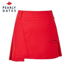 [파리게이츠] 여성 페이크 포켓 백 플리츠 큐롯 스커트