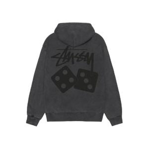 스투시 다이스 피그먼트 다이드 후드 블랙 1925077