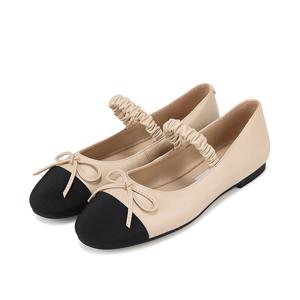 [바바라(슈즈)]바바라 발등제피자바라 플랫슈즈BBH537_BE