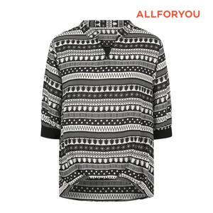 [올포유][올포유] 여성 트리 프린트 블라우스 ALBLL5456-199