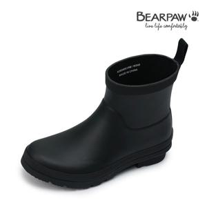 CORDELIA 베어파우 여성 레인부츠 앵클 방수장화 블랙 K2828001RB-W