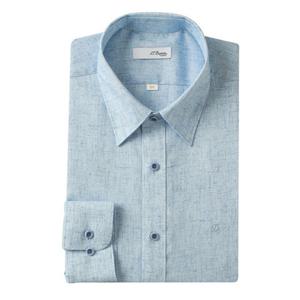 (듀퐁)25년 SS 신상 -SE5SM11LS128SBU(블루)- 일반핏 린넨 혼방 긴팔셔츠