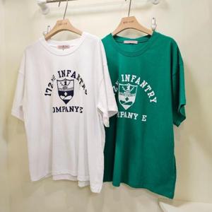 스테파니 HC07 엠블러  반팔 라운드 티셔츠 A25TS5601