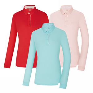 콜핑 여성 봄 하이쿨 카라 티셔츠