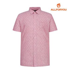 [올포유][올포유] 남성 잔프린트 반팔 셔츠 AGBSM3241-403