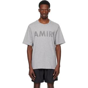 아미리 티셔츠 그레이 아미리 스텐실 티셔츠 252886M213011