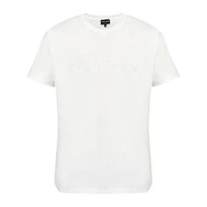 26 SS 조르지오아르마니 로고 자수 코튼 티셔츠 6GSM90SJRQZ TP432104245