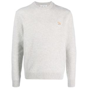 26 SS Maison Kitsune 폭스 패치 울 스웨터 LM00813KT1006 TP432034519