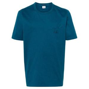 26 SS CP컴퍼니 로고 자수 티셔츠 16CMTS123A006203W TP432141601