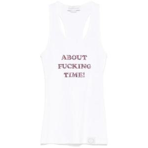 26 SS 스텔라 매카트니 크리스털 장식 탱크 탑 6J03413SPZ92 TP435325200