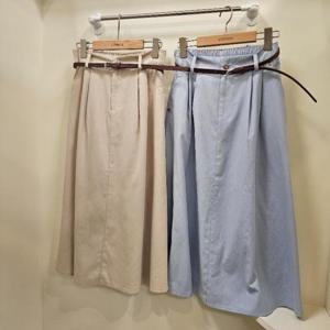 스테파니 HC07 포켓 찡 면 스커트 A25S K5211