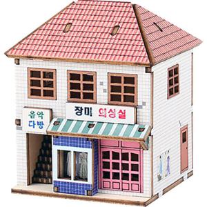 아트박스/퍼즐사랑 미니 목재 입체퍼즐 - 영공방 장미 의상실