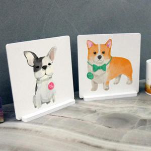 아트박스/꾸밈 ii638-스탠드액자2P_나의사랑강아지24