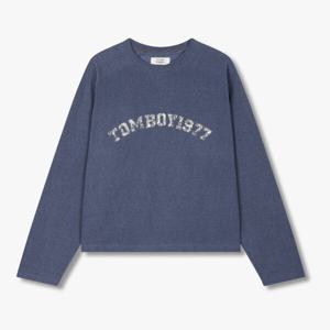 톰보이  9175322972 피그먼트 레터링 티셔츠
