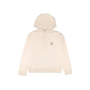 메종 키츠네 볼드 폭스 헤드 패치 오버사이즈 후드 베이지 LM00705KM0001-P205