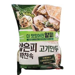 풀무원 얇은피 꽉찬속 고기만두 400g x 2 x 1개 a48293