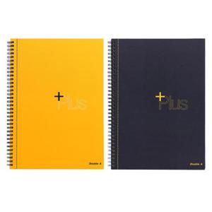 플러스좌철스프링노트 A4 네이비 더블에이