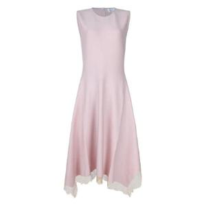 26 SS Alexander McQueen 레이스 트리밍 민소매 미디 드레스 839750Q1BEG TP440749102