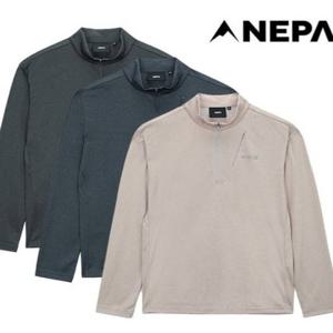 [네파] 남성 봄 가을 베이직 포켓 집업 티셔츠 7K55401