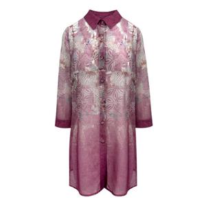 [조순희]그래픽 프린티드 시스루 블라우스 (JNMB252)