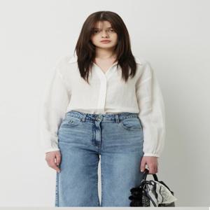 [시슬리] 린넨 오픈 카라 셔츠 sawse8531