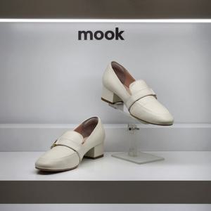 [무크]여성 무크 장식 라운드 힐 로퍼 322109 QY HPID2SD