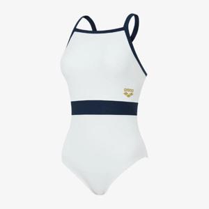 아레나  마린 플레이어 원피스 싱글 크로스 스트랩백(A5BL1LO04WHT)