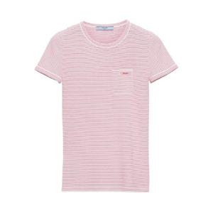 26 SS 프라다 스트라이프 티셔츠 P24R2GSOOO17IM TP438083124