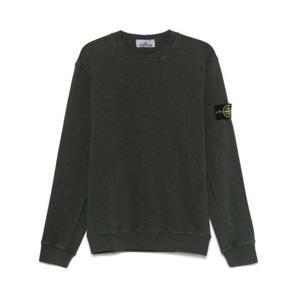 라프리마 스톤아일랜드 6100020 Malfile 플리스 올드 이펙트 크루 넥 스ㅤㅇㅞㅅ셔츠 말피레 슬러브