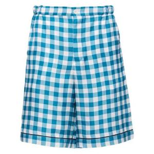 26 SS 프라다 체크 프린트 버뮤다 쇼츠 SPH207S221120I TP441482981