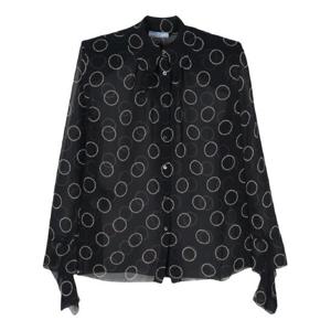 26 SS 프라다 그래픽 프린트 세미 시스루 셔츠 P420HSOOO14X8 TP441517993