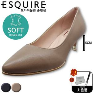 [에스콰이아]착화감 좋아 발편한 여성 5CM 펌프스 PFEFHP589BE_S