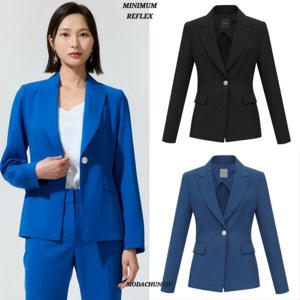 [미니멈]MD 심플 카라넥 원버튼 자켓 MD MYBGWJ3020_CJ