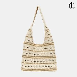 엘케이트 여자 숄더백 뜨개 니트 태블릿수납 가방 LAIN035