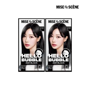 [미쟝센]미쟝센 뉴 헬로버블 3AB애쉬블랙 100g, 2개