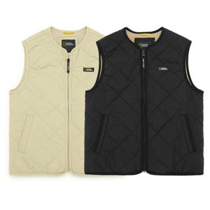 [내셔널지오그래픽키즈]K234UPV010 퀼팅 라운드넥 패딩 베스트 2 종택 1