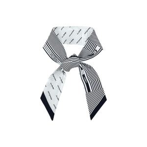 [루이까또즈(스카프)]카눌레 쁘띠 방도 실크 스카프 블랙 2ESB957BL