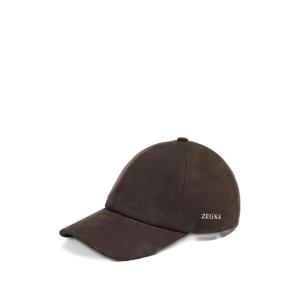 26 SS Zegna 레더 베이스볼 캡 모자 Z2I08HA2B2I TP442548626