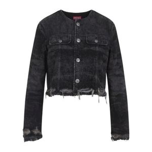 디젤 디스트레스 헴 데님 재킷 A21616 007DB 02