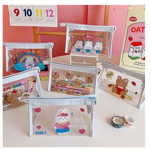 좋은 품질 PVC 투명파우치 20X12 지퍼팩 양치파우치