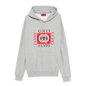 구찌 후드 티셔츠 788771 XJHDP1230 GREY MELANGE MC
