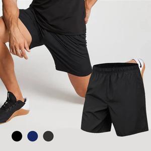 남자 솔리드 퀵 드라이 아이스 숏 반바지 EX-PTH-PT110-네이비