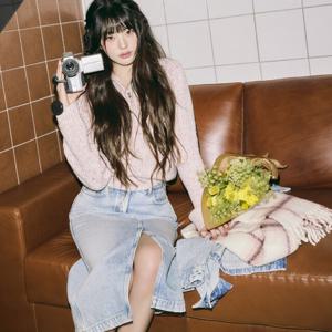 타미진 여성 클레어 미디 스커트 T32F7NFS40TWT1