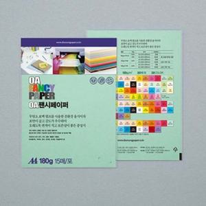 두성 OA팬시페이퍼 A4 180g R13 청연두색/15매 단(1