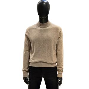 [바쏘]FW  베이지  데일리 울 케시미어 모크 넥 니트BSZ4WN73K