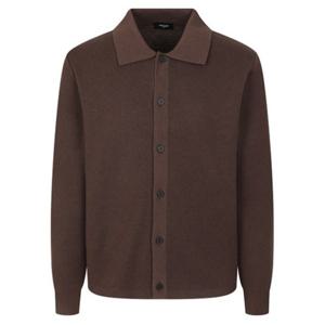 [레노마셔츠]카라 오픈 가디건  ROFSW1021 BW_US