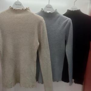 Latium HC06 따뜻한 레이스 반목폴라 세로골 쭐니트티 T2543sw04