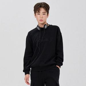 [오션스카이]공용 밍크 기모 그래픽 맨투맨 티셔츠-EFJB5127D03